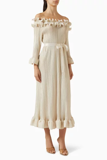 Micayla Pleated Midi Dress