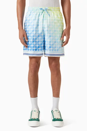 Tennis Shorts in Silk