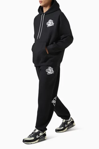 Solo Swoosh Cuffed Pants in Fleece