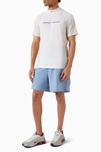 Tech Woven Oversized Shorts in Nylon