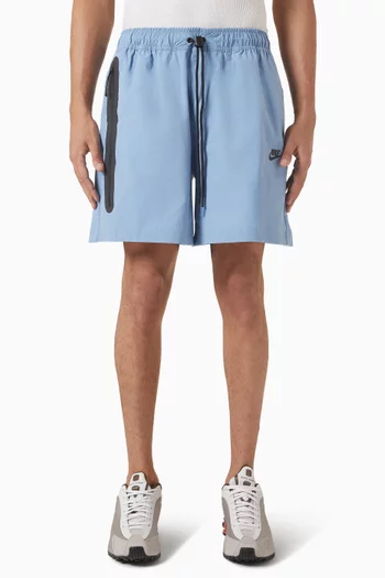 Tech Woven Oversized Shorts in Nylon