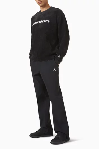 Logo Sweater in Mohair