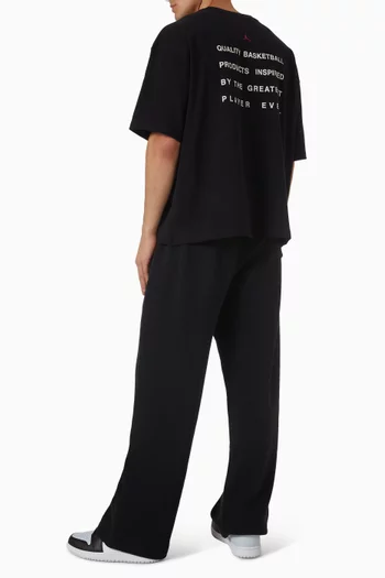 Flight Script T-shirt in Cotton