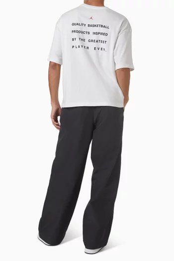 تي شيرت فلايت بشعار الماركة قطن