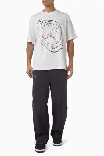 تي شيرت للتدريب قطن جوردان × باريس سان جيرمان