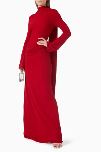 فستان بكاب وكشكش