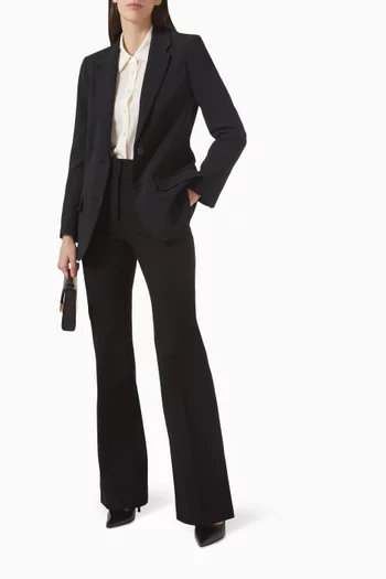 Tafira Flared Pants in Gabardine