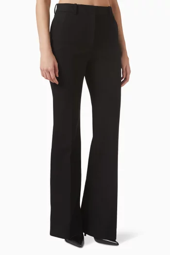 Tafira Flared Pants in Gabardine