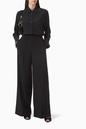 Joe Button-up Blouse in Silk