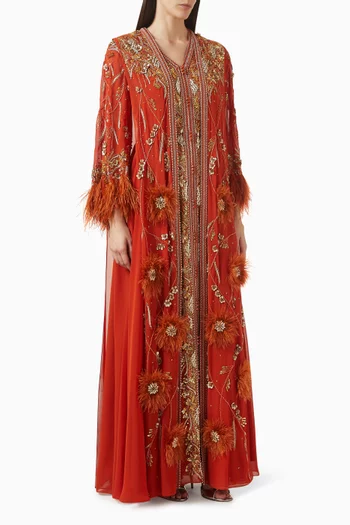 2-piece Embellished Kaftan Set