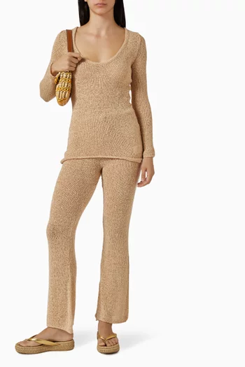 بلوزة سيسيليا منسوجة