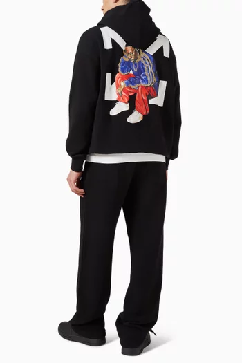 Thinkman Arrow Skate Hoodie in Cotton