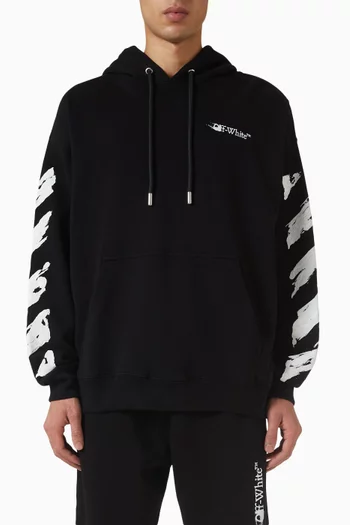 Ink Arrow Skate Hoodie in Cotton