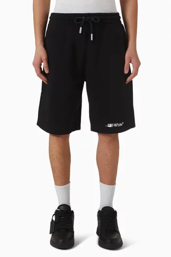 Ink Arrow Skate Sweatshorts in Cotton