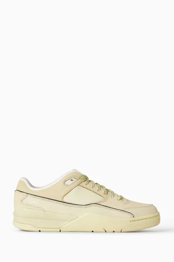 Flight Court Sneakers in Leather