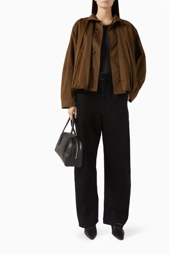 بلوزة بطيّات قطن