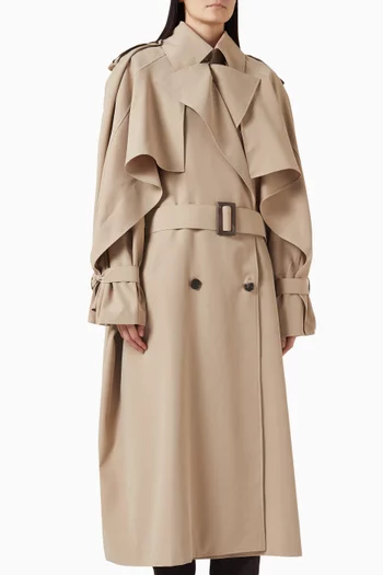 Caped Trench Coat