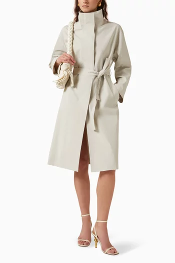 Paolo High-neck Trench Coat