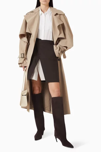 Maia Layered Wrap Skirt