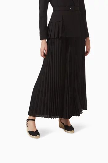 Chiarita 70 Wedge Sandals in Canvas