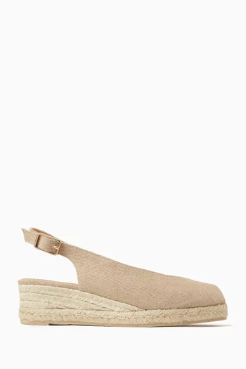 Dosalia 50 Wedge Sandals in Canvas
