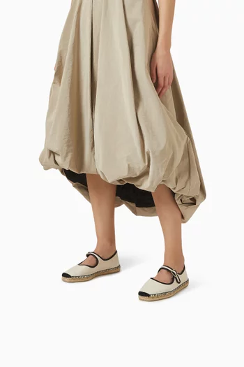 Padua Espadrille Flats in Canvas