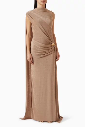 Draped Maxi Dress