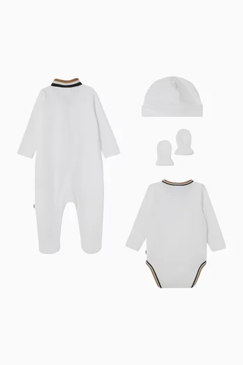 طقم هدايا قطن، 4 قطع