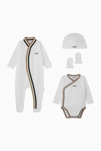 طقم هدايا قطن، 4 قطع