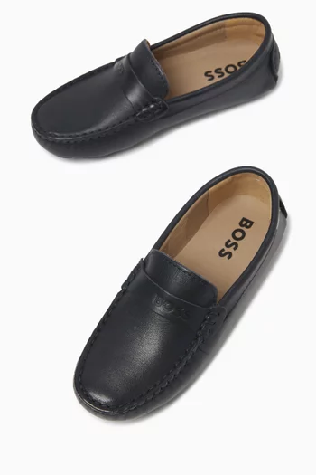 Logo Slip-on Loafers