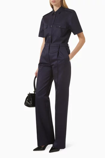 Straight-leg Chino Pants in Cotton