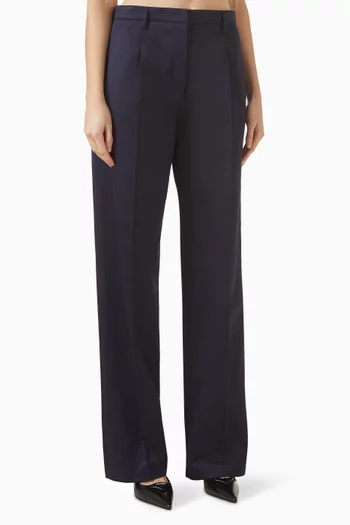 Straight-leg Chino Pants in Cotton