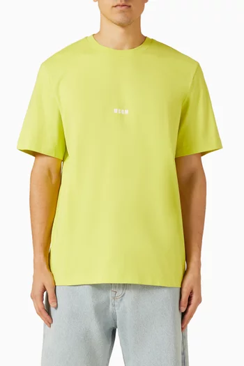 تي شيرت بطبعة قطن