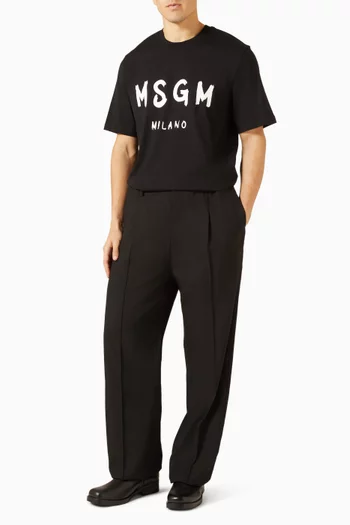 تي شيرت بطبعة قطن