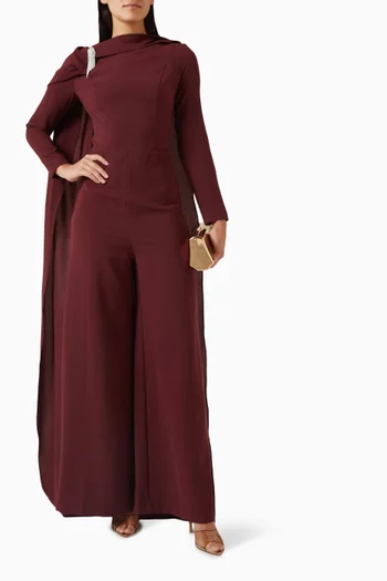 جمبسوت بكاب مزين بتطريزات