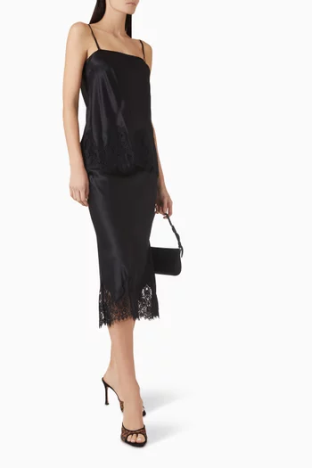 بلوزة كارولينا حرير