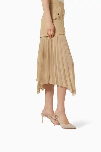 حذاء كلاسيك أودري بسير خلفي شمواه