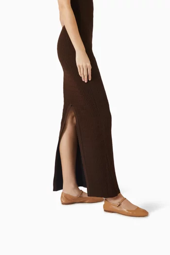 Uma Ballet Flats in Leather