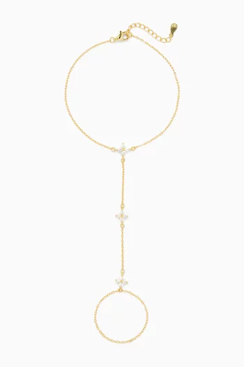Irene Star Hand Chain in Gold-plated Sterling Silver
