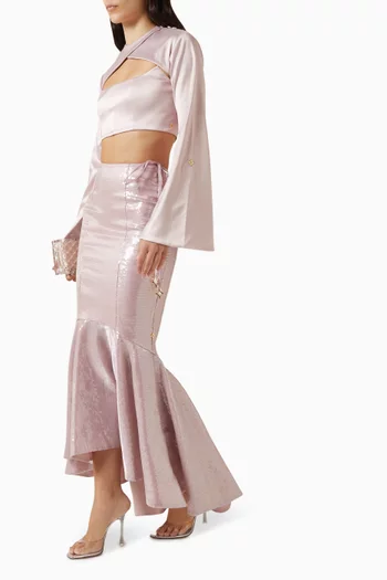 Riverie Sequin-embellished Skirt