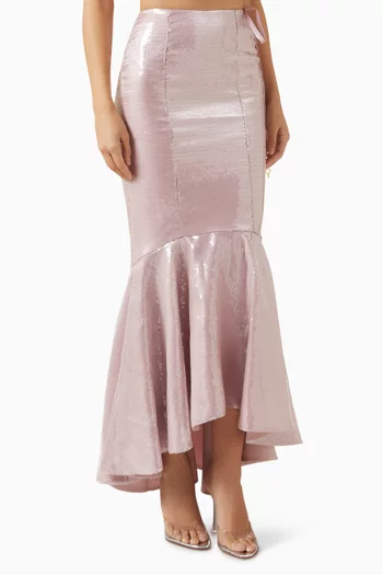 Riverie Sequin-embellished Skirt