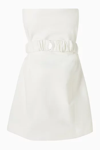 Floral Embroidered Dress in Cotton