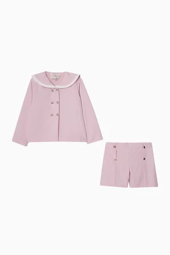 Sailor Top & Shorts Set