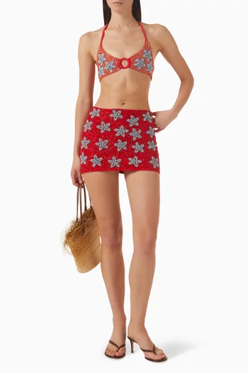 تنورة مياس مارينا قماش شبكي