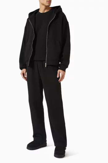 كنزة بغطاء رأس هاريس بسحّاب قطن جيرسيه