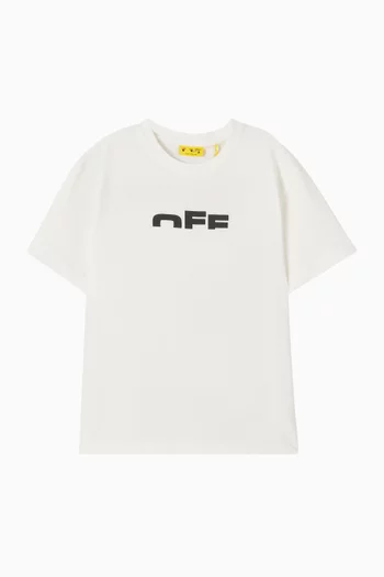 Type Logo T-shirt in Cotton
