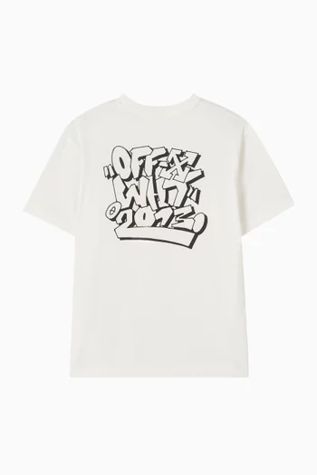 Graffiti T-shirt in Cotton