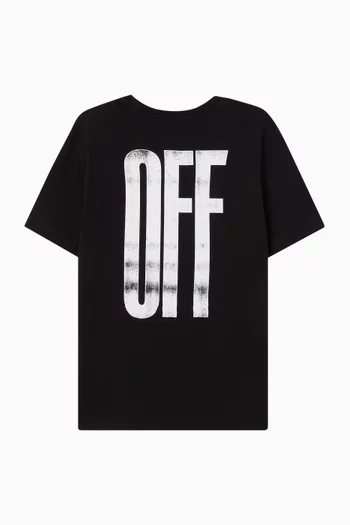 تي شيرت بطبعة بعبارة Don't bother me‏ قطن