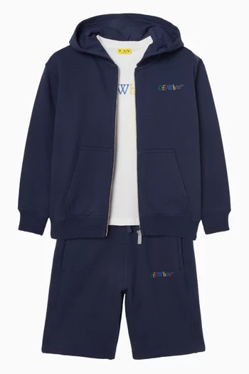 Arrow Ruler Zip-up Hoodie