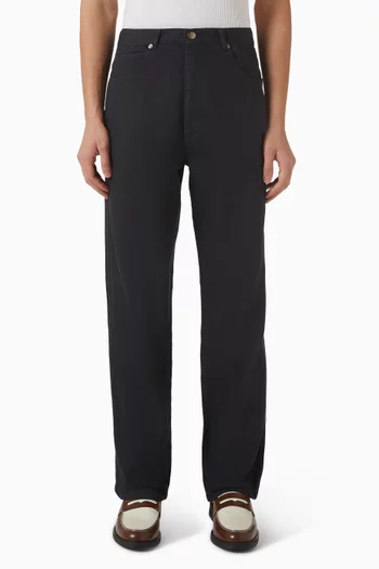 Coarse Pants in Cotton Twill